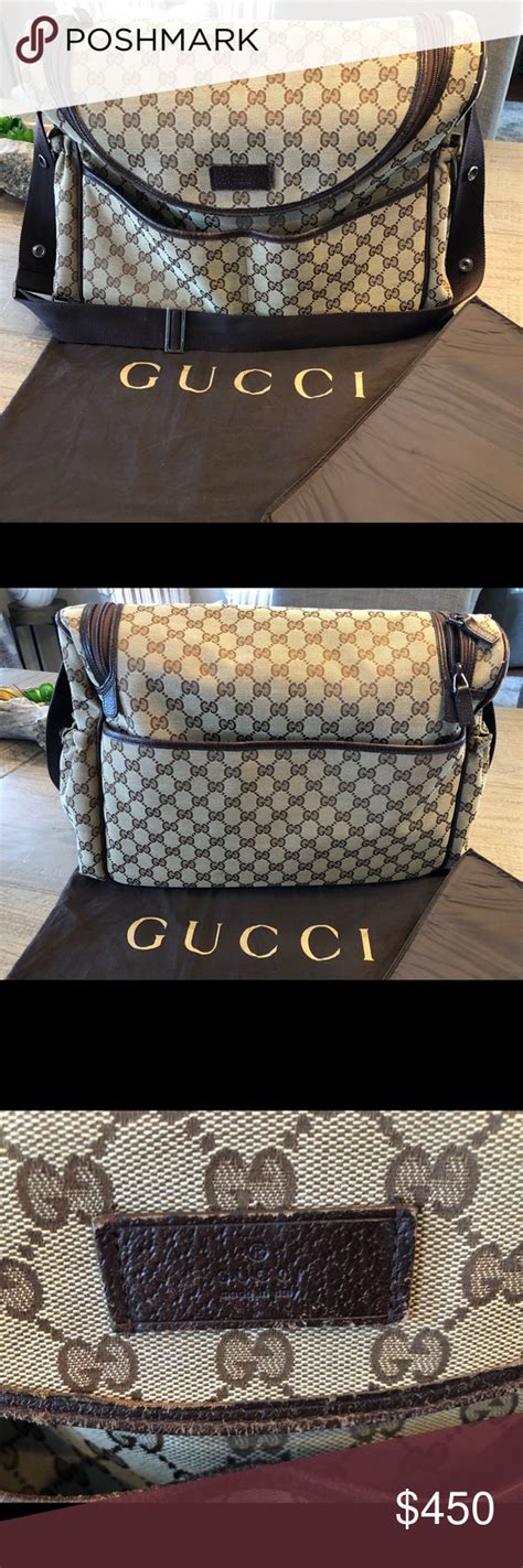 black gucci nappy bag|authentic gucci diaper bag sale.